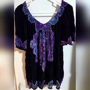 Shoreline Batik Style Blouse